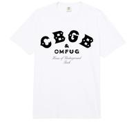 CBGB Classic Logo On White Comfort Colors Adult Heavyweight T-Shirt