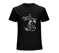 CBLDF Retro 1958 Tour The Everly Brothers Shirt Black S