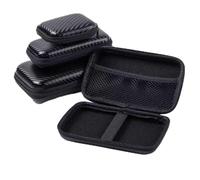 CBMZHF 3-Piece EVA Hard Shell Storage Box Set - Waterproof Zipper Case for Electronics, Headphones, Camera & Tools | Shockproof Travel Organizer with Secure Compartments