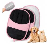 CBMZHF Pet Hair Remover Glove: Ultimate Cat, Dog Remover,2 Pack - Magic Electrostatic Brush Gloves Pet Hair for Clothes,Furniture (pink)