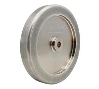 CBN 4 in 1 Grinding Wheel 200mm, 8" Dia x 1.25" Wide x 5/8" (15.875mm) Bore for Sharpening Woodturning Tools、High Speed Steel Tools (600 Grit)