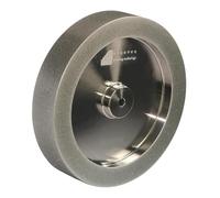 CBN Grinding Wheel 10 inch for Tormek T7/T8, 160# Grit, Right Angle | Knife Sharpening Wheels, 250mm Dia x 50mm Thickness x 12mm Arbor