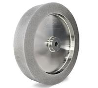 CBN Grinding Wheel 8 inch, 1.5" Wide, 5/8" Arbor, 180 Grit for Sharpening Woodturning Tool、Knife、High Speed Steel Tool,Fits Most 8" Bench Grinder