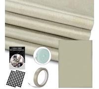CboZpfa Faraday Fabric 43”x129”+314" L Tape,Enhanced Grade Conductive Material Nickel Copper Faraday Cloth for EMF,EMP,EMP Shield