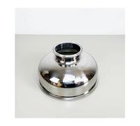 CBQZCHWDKT 10" Flange267mm Tri-clamp Extraction Flat Cover/Cap with Middle 6" Ferrule Clamp for Extractive,SS304