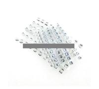 CBQZCHWDKT 130Pcs/Lot 8 values 4.7uF-330uF 25V SMD Aluminum Electrolytic Capacitor Assorted Kit Set Samples Kit
