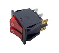 CBQZCHWDKT 1pc KCD3-201N/ KCD3-202N ship type switch dual 6 pin second gear two open 16A250V