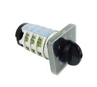 CBQZCHWDKT 7 Positions Rotary Cam Switch Four Poles 20A Manual electronic starter Machine Control High Voltage Electrical Selector LW31 YMZ12-20/4