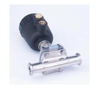 CBQZCHWDKT Fit 19mm Pipe OD x 0.5" Tri Clamp Pneumatic Diaphragm Valve SUS 316L Stainless Steel for Beer Brewing