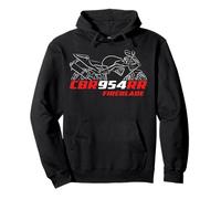 CBR954RR FireBlade for sportbike riders, Motorcycle Pullover Hoodie