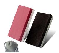 CBRIGHT Knife Sharpening Stone 2pcs Small Whetstone Two-Sided Fine/Coarse Combination (400#/800#) (3000#/8000Grit) Sharpener Stone Set [1.97x0.98x0.39inch]
