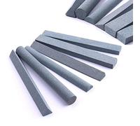 CBRIGHT Knife Sharpening Stone Set,6 pcs 180# Whetstone Set, Coarse Polishing Oilstone Set for Sharpen Chisel Gouge or Most Metal Bladed Cutting Tools, Variety of Shapes(Length3.94Inch)