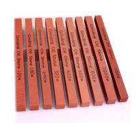 CBRIGHT Sharpening Stone Set,9pcs Rectangular Sanding Sticks Knife Whetstone White Corundum Oil Stone for Knife,Most Bladed&Cutting Tool 120#,180#,240#,320#,400#,600#,800#,1000#,1200#
