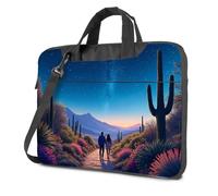 CBRT 17 Inch Laptop Backpack A Couple Walks Hand In Under A Starry Sky Laptop Bag Carry On Backpack Tote Bag For Women(29x38cm)