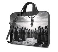 CBRT 17 Inch Laptop Bag Jesus Ascending Into Heaven, Surrounded By Disciples Laptop Bag Carry On Backpack Laptop Bag(29x38cm)