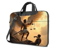 CBRT Carry On Backpack Angel With Scales And Sword Stands Over Fallen Man Laptop Bag Laptop Backpacks Carry On Backpack(29x40cm)