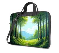CBRT Computer Backpack For Men A Serene Forest Path Leads To Distant Mountains Laptop Bag 17 Inch Laptop Backpack Laptop Travel Backpack(29x40cm)
