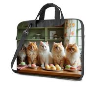 CBRT Computer Backpack For Men Cats Sitting On A Table With Colorful Cupcakes Laptop Bag 16 Inch Laptop Case 15.6 Laptop Case(29x38cm)