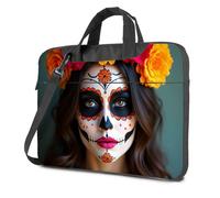 CBRT Computer Backpack For Men Day Of The Dead Face Paint With Flowers Laptop Bag 17 Inch Laptop Backpack Laptop Travel Backpack(29x40cm)
