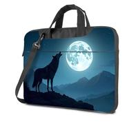 CBRT Computer Backpack For Men Wolf Howling At The Full Moon Laptop Bag Computer Cases For Laptops Travel Laptop Backpack(29x38cm)