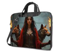 CBRT Computer Backpack For Men Woman With Torches Flanked By Wolves Laptop Bag Computer Cases For Laptops Travel Laptop Backpack(26x36cm)