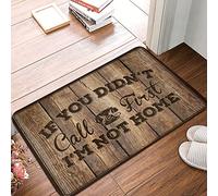 CBRT Fall Welcome Mats For Front Door If You Didn'T Call First I'M Not Home Mat Thankful Door Mat Desk Decor For Men(40X60CM)