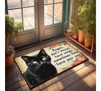 CBRT Funny Bathroom Mat Angels Don'T Always Have Wings Sometimes They Have Your Own Doormat Tiki Bar Decorations Bedroom Door Decor(40X60CM)