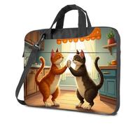 CBRT Laptop Backpack Two Cats Dancing In A Kitchen Laptop Bag Travel Laptop Backpack Laptop Bag For Women(29x38cm)