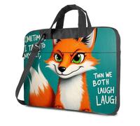 CBRT Laptop Bag For Women Fox Laughs At Self-Talk Laptop Bag Computer Cases For Laptops Laptop Backpack(29x40cm)