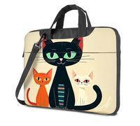 CBRT Laptop Bag For Women Three Cats Sitting Together Laptop Bag Computer Cases For Laptops Laptop Backpack(29x38cm)