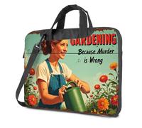 CBRT Laptop Bags Gardening Because Murder Is Wrong Laptop Bag 16 Inch Laptop Case Laptop Backpack(29x40cm)