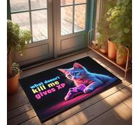 CBRT Weather Mats For House What Doesn'T Kill Me Gives Xp Doormat Emo Room Decor Personalized Door Mats Outside(50X80CM)