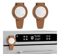 CBRVTY Oven Child Safety Lock Cooker Child Safety Lock Microwave Safety Lock (2 Brown)
