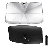 CBRWBKWHI Car Sun Shade Umbrella, For Ford Transit Custom 2013-2024 2025 2026 Windscreen Sunshade UV Protection Reflector Foldable Interior Cover with Opening,L