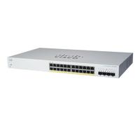Cisco CBS220-24P-4G Managed L2 Gigabit Ethernet (10/100/1000) Power over Ethernet (PoE) 1U White