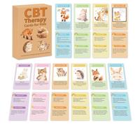 CBT Cards for Kids, 52 Cognitive Behavioral Therapy Activities for Emotional Regulation, Coping Skills, Confidence & Mindfulness - Social Emotional Learning Tools for Parents, Teachers, Therapists