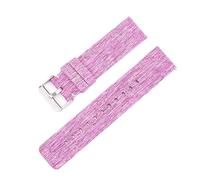CBTGKLN Quick Release Nylon Strap 12mm 14mm 16mm 18mm 20mm 22mm Canvas Strap Unisex Strap for Traditional or Smartwatch Watch Replacement Watch Band(Light red,18mm)