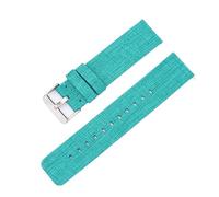 CBTGKLN Quick Release Nylon Strap 12mm 14mm 16mm 18mm 20mm 22mm Canvas Strap Unisex Strap for Traditional or Smartwatch Watch Replacement Watch Band(Green,18mm)