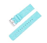 CBTGKLN Quick Release Nylon Strap 12mm 14mm 16mm 18mm 20mm 22mm Canvas Strap Unisex Strap for Traditional or Smartwatch Watch Replacement Watch Band(Light blue,16mm)