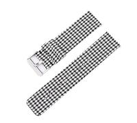 CBTGKLN Quick Release Nylon Strap 12mm 14mm 16mm 18mm 20mm 22mm Canvas Strap Unisex Strap for Traditional or Smartwatch Watch Replacement Watch Band(Plaid,20mm)
