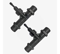 CBTLYSK Ozone Venturi Injector ，1/2" NPT Inlets/Outlets, 1/4" Ozone Injection Port（Black PVDF Material），for Cold Plunge, Spa, Pool Circulation Pumps or Irrigation