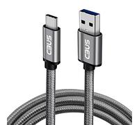 CBUS 3m Heavy-Duty USB-C Cable Compatible with Xiaomi Redmi A3, POCO M6 Pro 4G, Redmi Note 10/12/13 Pro 5G, Redmi 14C 4G/12/12C/10/9AT/9C, Xiaomi 13T Pro/12/12T/Pro/Lite/11 Lite 5G (Grey)