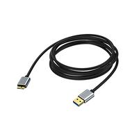 CBUS USB A to USB Micro-B 3.1 Gen1 SuperSpeed 5Gbps Cable Compatible with Nikon D850, D5, D500, D810, D810A and CANON EOS 1D, 5D, 5DS R, 7D or Cameras (Black, 1,5m)