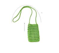 CBUWGF 1Pc Hollow Knitting Multi-purpose Phone Bag Small Item Sundries Lightweight Braided Shoulder Handbag Crossbody Storage Bag