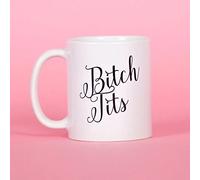 cbuyncu Bitch Tits Rude Funny Ceramic Travel Milk Mug Cup 11 OZ Coffee Hot Tea Mugs Cups Persoanlized Gift For Women, Men, Kids, Him, Her ,Dad, Son, Daughter,Mom,Friends Office Supply Valentine's Day