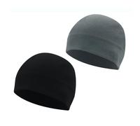 CBValleyol Beanie Hat Men & Women,2 Packs Winter Hats for Men,Thermal Running Hat, Beanie Cap Unisex Classic Winter Hat Unisex Elastic Size Universal,Valentine's Day Gift for Men Women