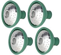 CBWERBB 1/2/4 Pcs Universal Garden Watering Can, Watering Can Rose Head Replaceable and Kettle Sprinkler Nozzle, Suitable for Lawn, Garden, Indoor and Outdoor, Courtyard Plant (Green4)