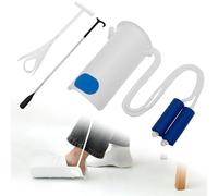 CBWERBB 3 Piece Sock Helper Aid Sock Aids for Putting Socks On and Off Ergonomic No Bending Shoe Aid with Foam Handles for Women Men Senior Elderly Disabled Pregnan