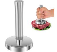 CBWERBB Meat Pounder Flattener,Food Grade Stainless Steel Kitchen Meat Mallet Masher Tool Large Round Hammer Tenderizer Rust Proof Chicken Flattener Tool for Beef Nuts