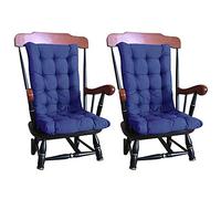 CBWERBB Sun Lounger Cushions with Tie Rope 120 * 50CM Thickened Garden Lounger Chair Pad Recliner High Back Chair Cushion for Indoor Outdoor Garden Patio Beach No Chair (Blue 2PCS)